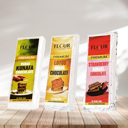 Pack of 3 Dubai Kunafa Flavoured Chocolate