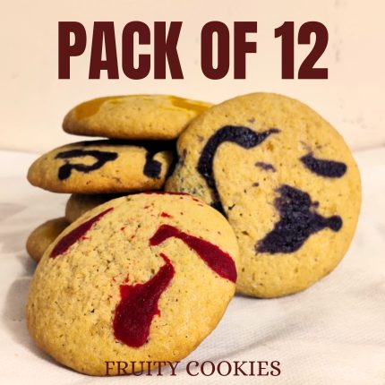 Pack of 12 Fruity cookies
