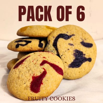 Pack of 6 Fruity cookies