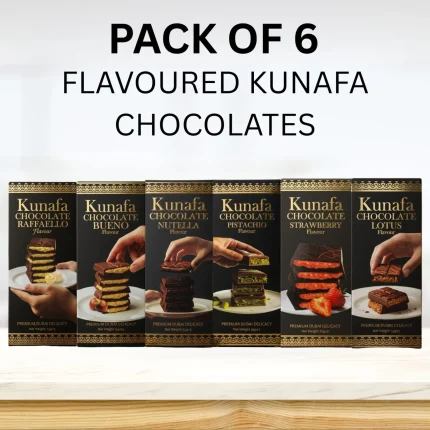 Pack of 6 Kunafa Chocolate (All Flavours)