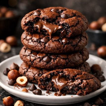 NUTELLA Stuffed Cookies