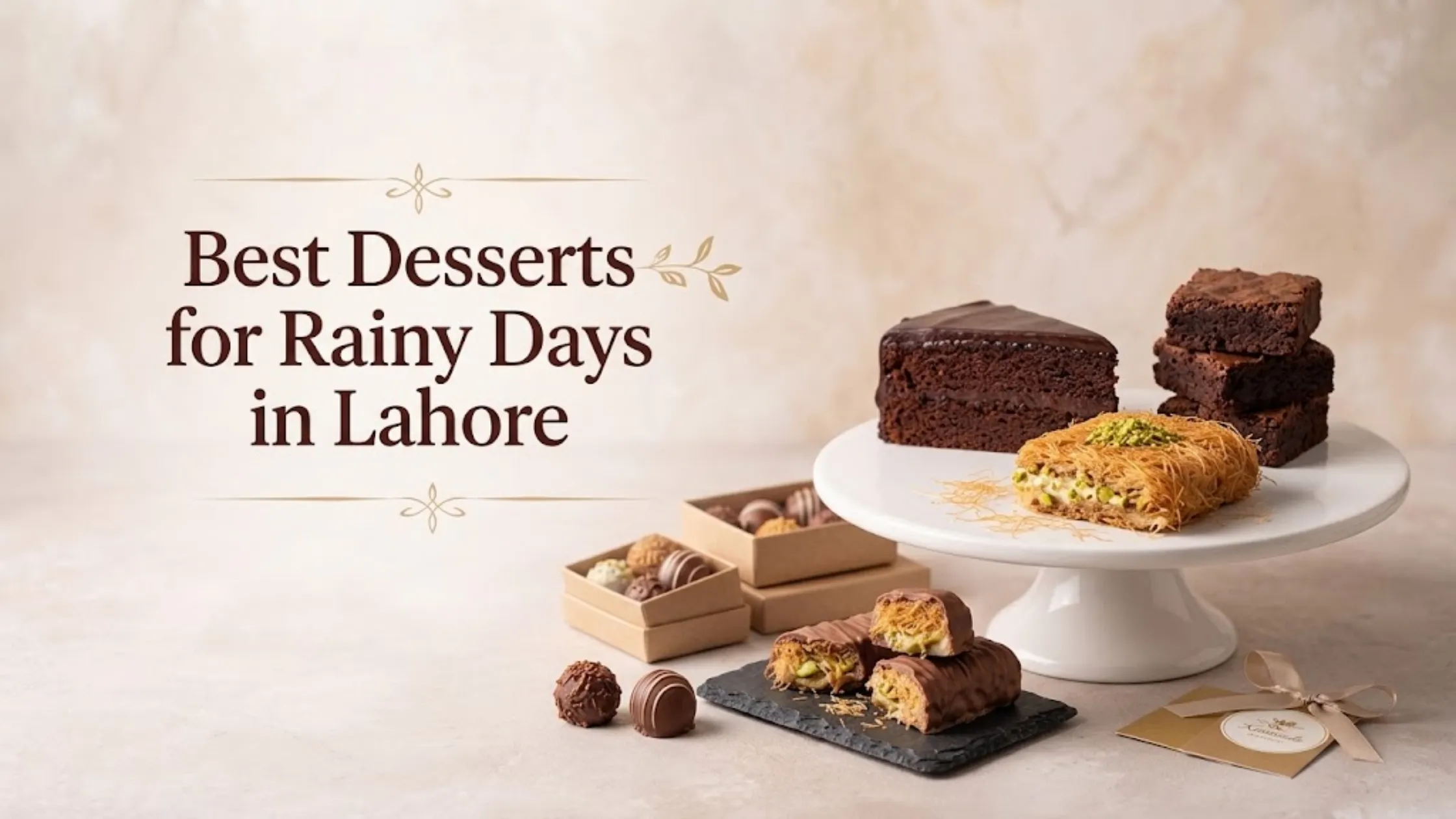 Best Desserts for Rainy Days in Lahore