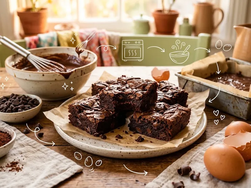 How to Make Brownies Step by Step