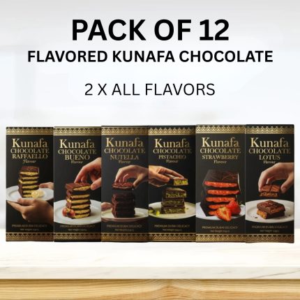 Pack of 12 Kunafa Chocolate (All Flavours)