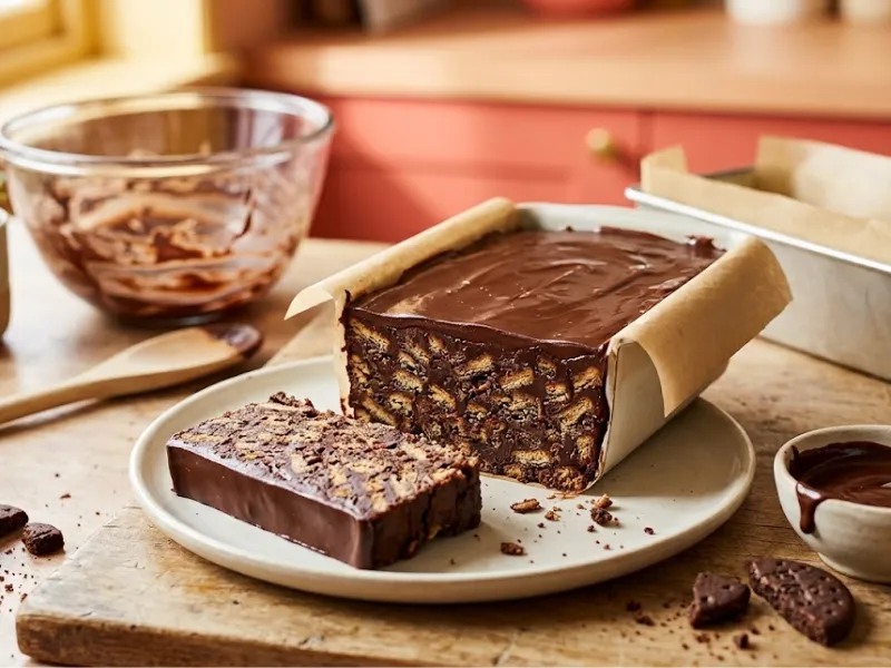 Quick Chocolate Biscuit Dessert