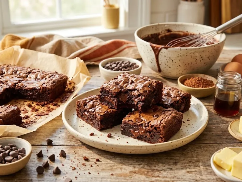 Simple Chocolate Brownies